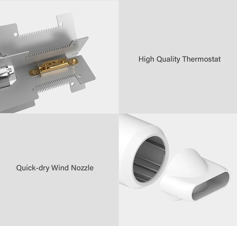 Xiao mi jia zhibai умный фен для волос mi Портативный анион HL3 1800 Вт 2 скорости температуры mi фен для путешествий комплекты для дома