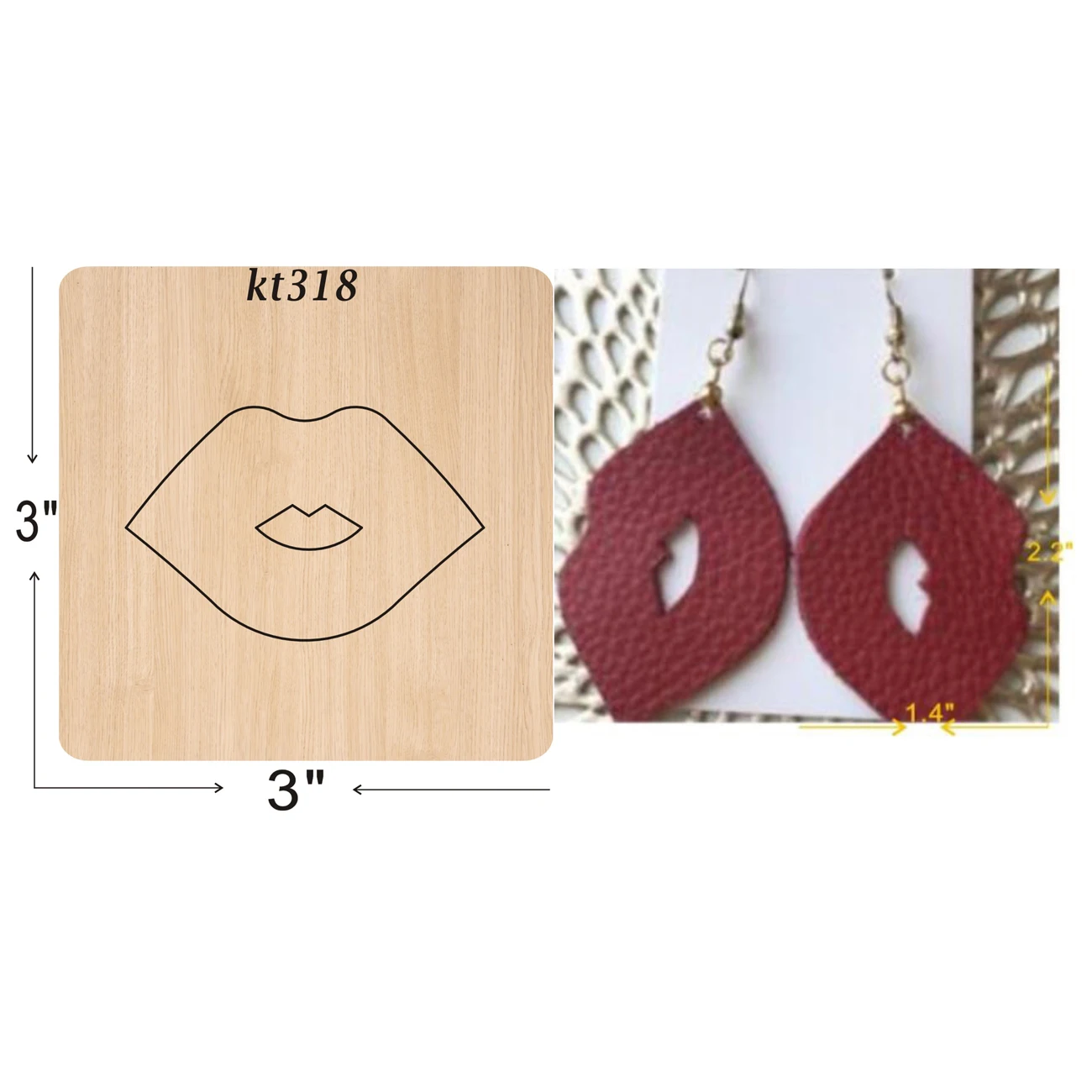 

Handmade earrings cutting dies 2019 new die cut &wooden dies Suitable for common die cutting machines on the market