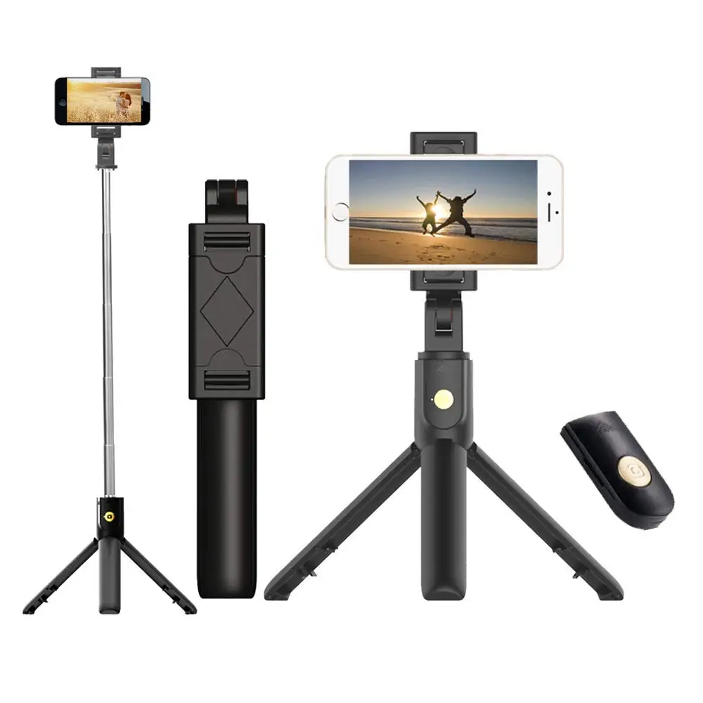 

Bluetooth Selfie Stick For Mobile Phone Tripod For Phone Monopod For Selfie With Smart Remote Control Holder Sport Telephone