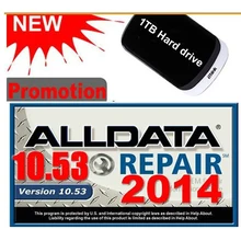 ALLDATA 10.53 + 2015 Mit on5 + ELSA 4.1 + AUDATA 3.38 + ESI Полный Набор Ремонт Автомобилей Программное Обеспечение с 1 ТБ USB 3.0 Жесткий диск
