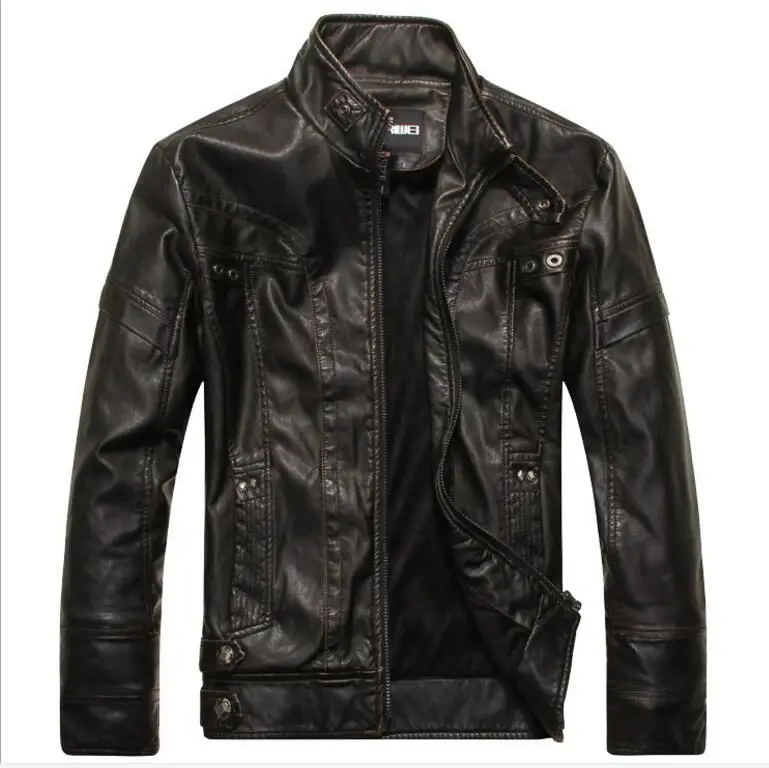 

Motorcycle Leather Jackets Men Autumn Winter Leather Clothing Men Leather Jackets Male Business casual Coats Brand New clothing