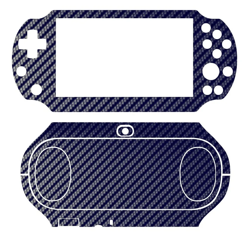 Синяя защитная наклейка из углеродного волокна для sony PS vita 2000 psv ita psv 2000 skins стикер s для psv 2000