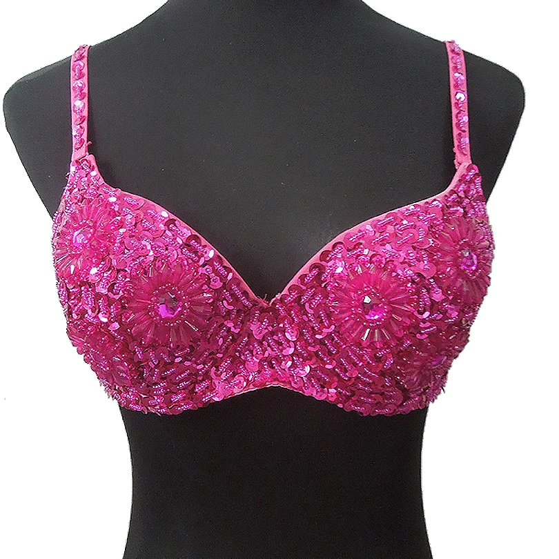 Ladies Belly Dancing Costumes Bra Bellydance Performance Top Oriental