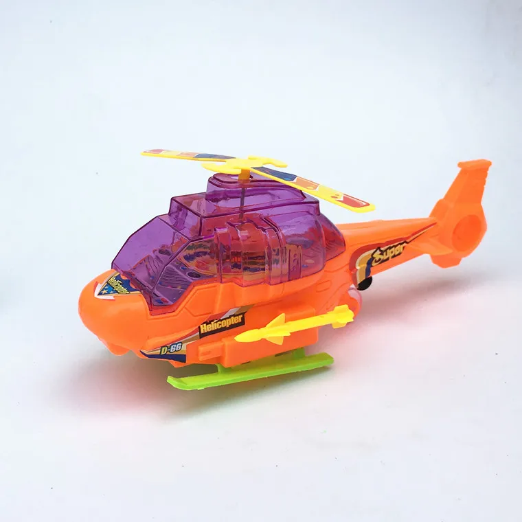 Aircraft Electric Plastic Helicopters New Luminous Pull Transparent