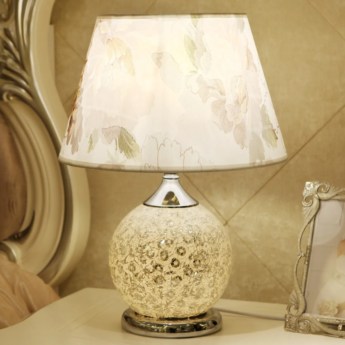 Colored glaze modern fashion table lamp bed lighting table lamp bedroom