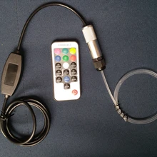 Суперяркость автомобиля волоконно-оптический свет двигателя 3 Вт rgb источник света dc 9-20 в вход с пультом дистанционного управления