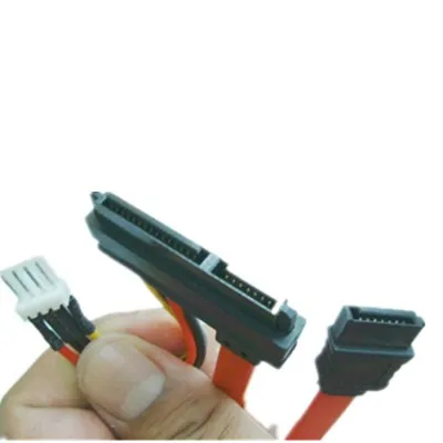 Кабель SATA22P к SATA7P + 4p кабель для передачи данных 3 5 дюйма HDD SATA питания жесткого