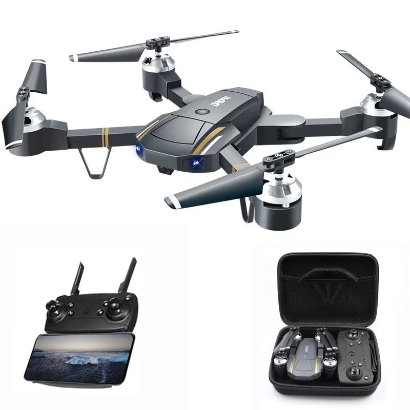 Дрон с камерой HD 0.3MP/2MP селфи FPV Радиоуправляемый квадрокоптер Летающий