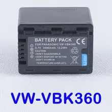 VW-VBK360 Батарея для Panasonic hc-v10, hc-v100, hc-v100m, hc-v500, hc-v500m, hc-v700, hc-v700m, hdc-tm55, hdc-tm80, hdc-tm90 видеокамера