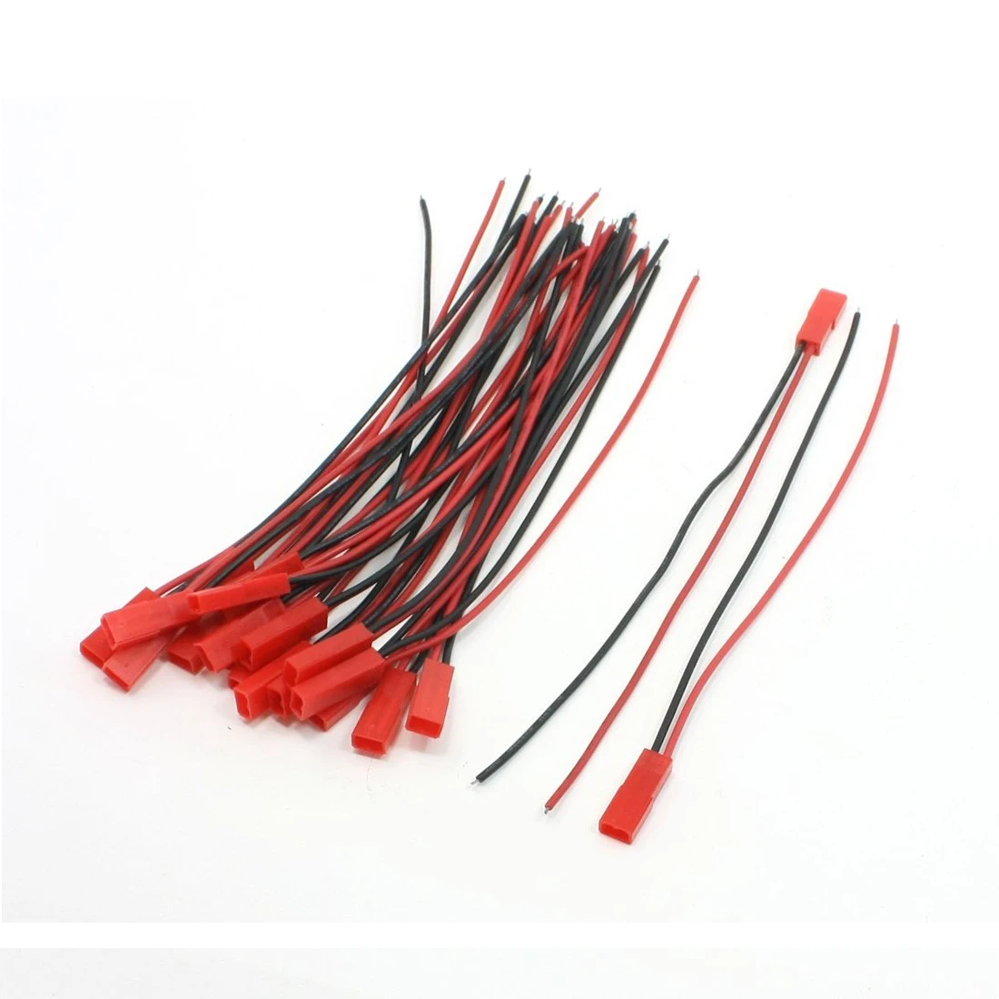 20Pcs JST Female Connector Wire 22AWG 150mm for RC Model Planein Connectors from Lights