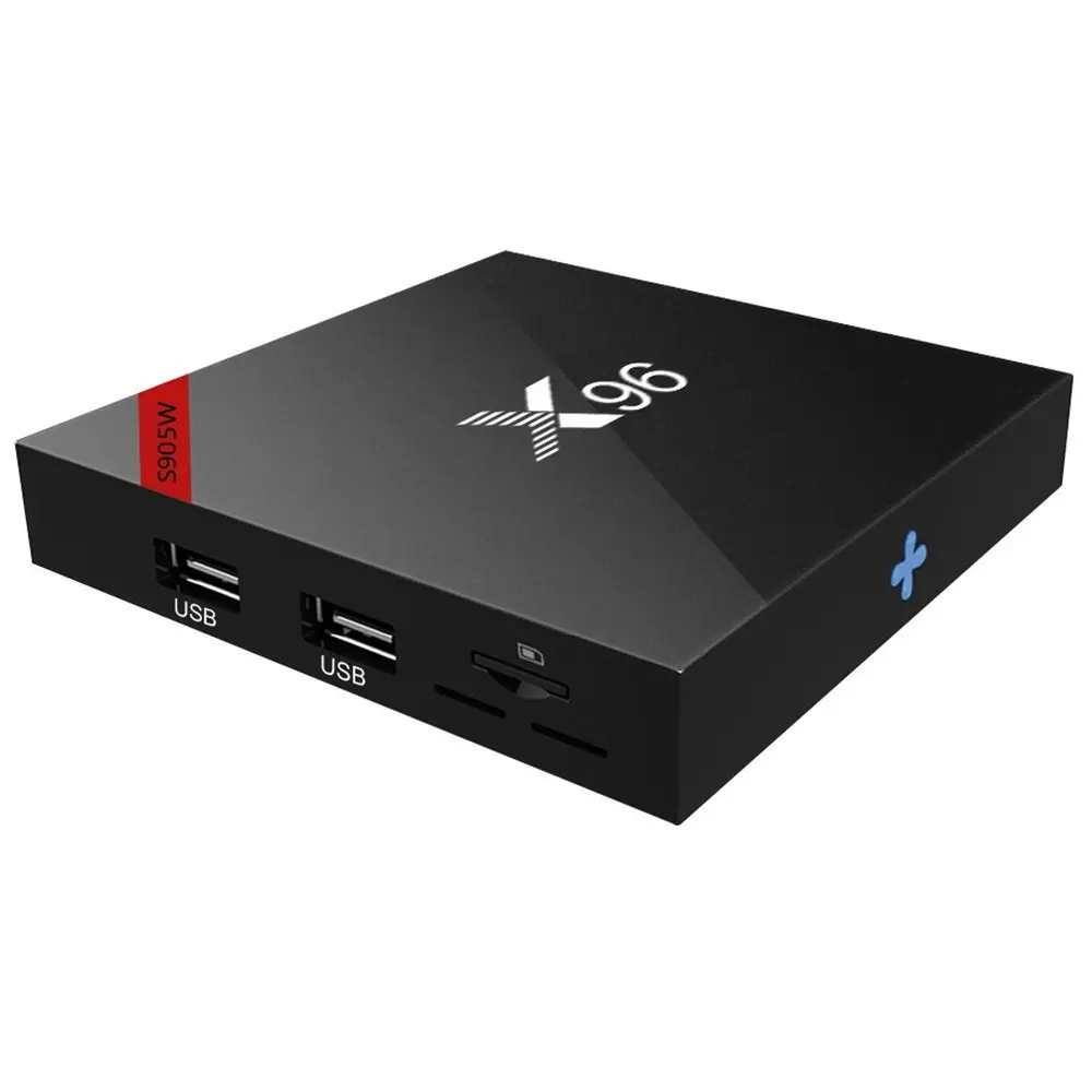 X96 W Мини Android 7,1 Смарт ТВ приставка 2 ГБ/16 ГБ ТВ приставка X 96 мини Amlogic S905W H.265 4K 2,4 ГГц WiFi медиаплеер телеприставка X96mini