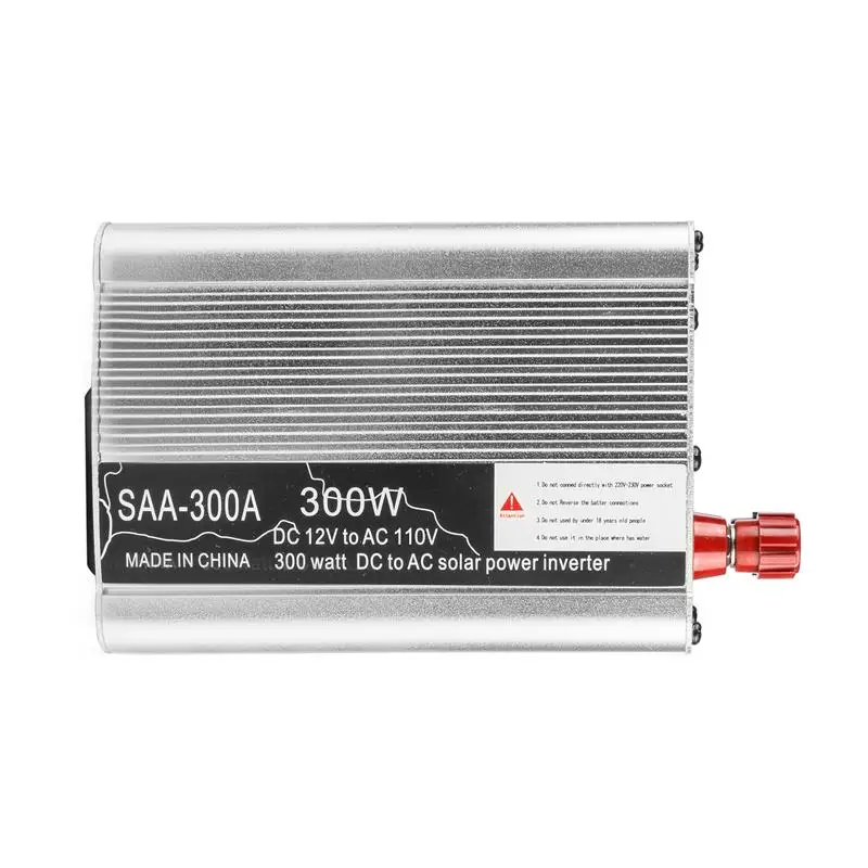 300 Вт Мощность инвертор автомобиля DC 12 В к AC 110 конвертер с 5 В/0.5A USB Зарядное