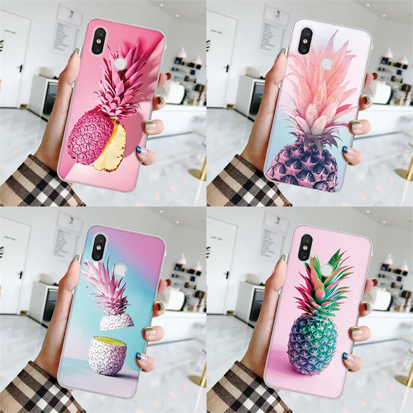 ТПУ с рисунком ананаса крышка для Xiaomi Redmi K20 7A 8A 3S 4A 5 Plus 6A Go S2 обратите внимание на