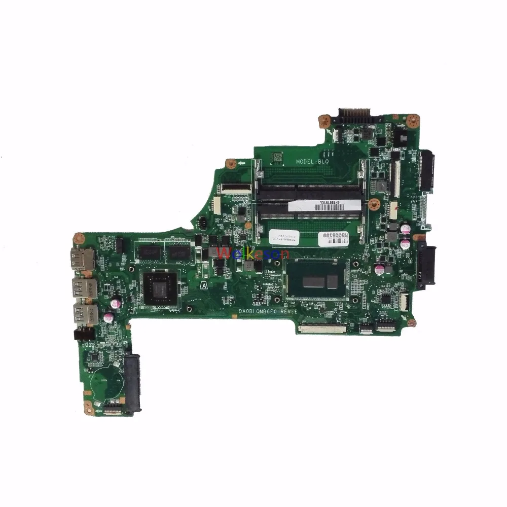 SHELI для Toshiba Satellite P50-C Материнская плата ноутбука W/I5-5200U процессор A000390210 DA0BLQMB6E0 DDR3