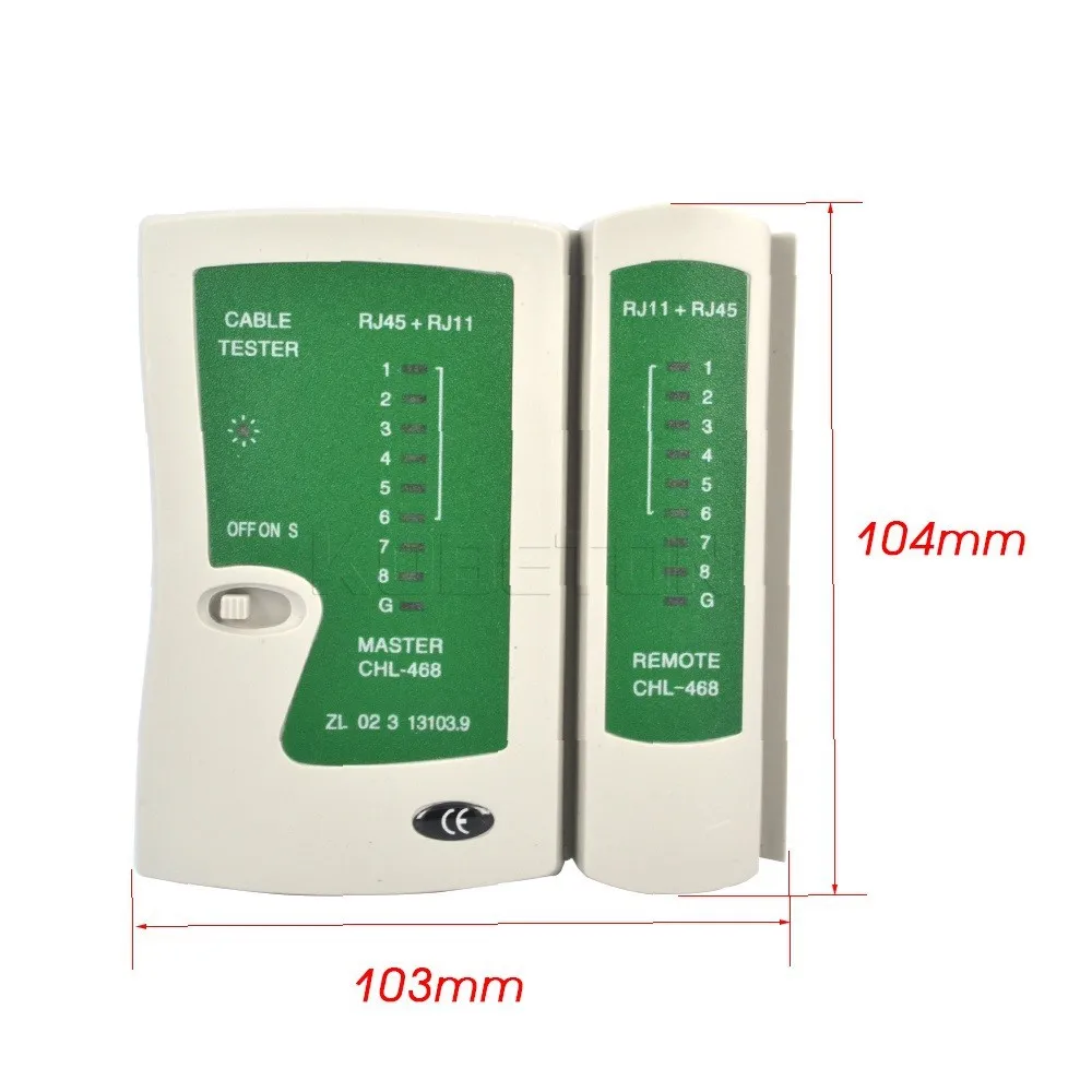 Kebidumei сетевой Lan Кабельный тестер Cat 5 Cat 5e Cat 6 кабели utp с RJ-11 RJ-45 телефонная проводка детектор линии инструмент для поиска комплект