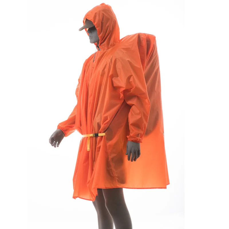 

Unisex Reflective Outdoor Backpack Raincoat Rain Cover One-piece Rain Poncho Cape Jacket for Hiking Cove r One-piece 3DYYC08
