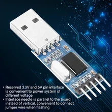 3pcs/Lot USB To TTL Converter Module STC MCU Downloader Adapter STC Downloader USB to TTL Adapter yaosheng cp2102 usb to ttl adapter module blue silver
