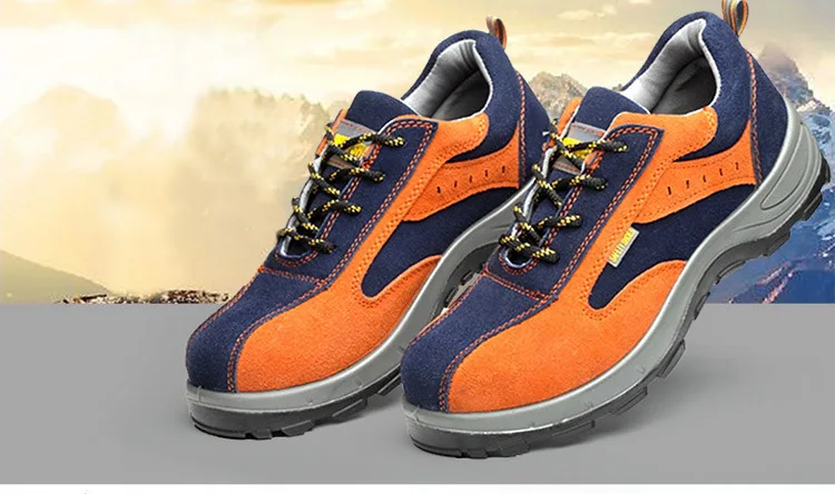 Men Work Safety Shoes Steel Toe Warm Breathable Men's Casual Boots Puncture Proof Labor Shoes Anti-smashing Anti-piercing Shoe (1)