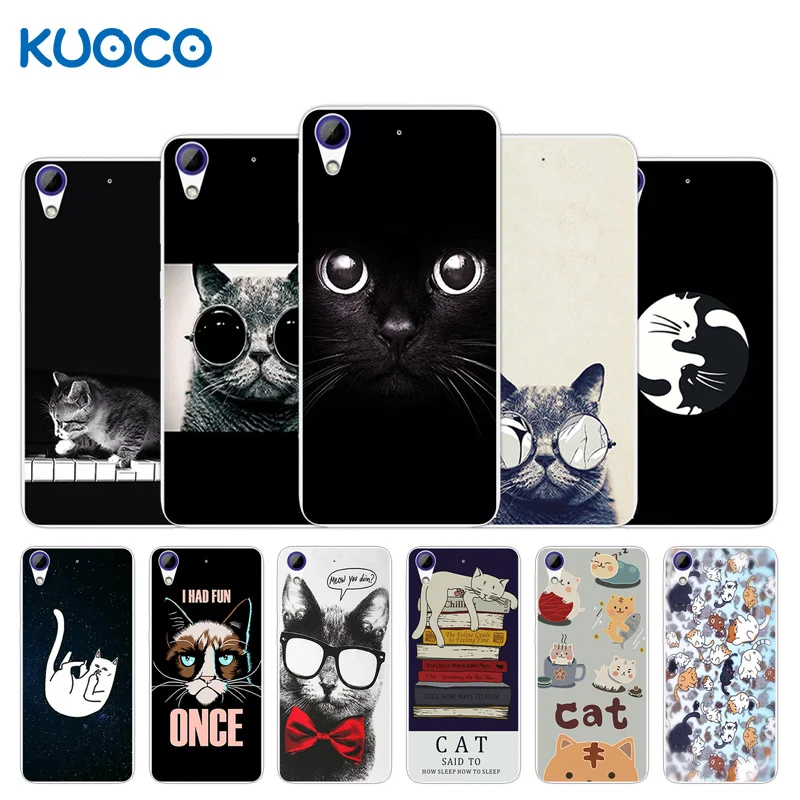 

For HTC 628 Case For HTC Desire 628 / HTC Desire 628 Dual Sim Case 5.0" Dif Cat Design Clear Soft TPU Protector Thin Cover