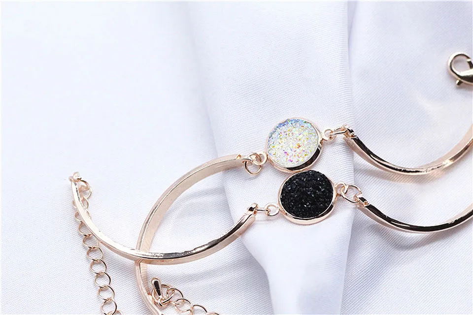 Серебряные круглые браслеты кластер Любовь ювелирные изделия личность модный тренд
