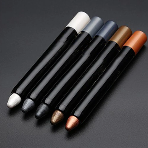 

1pc 9 Colors Highlighter Eyeshadow Pencil Cosmetic Glitter Eye Shadow Eyeliner Pen Natural Long Lasting Eye Shadow Pencil
