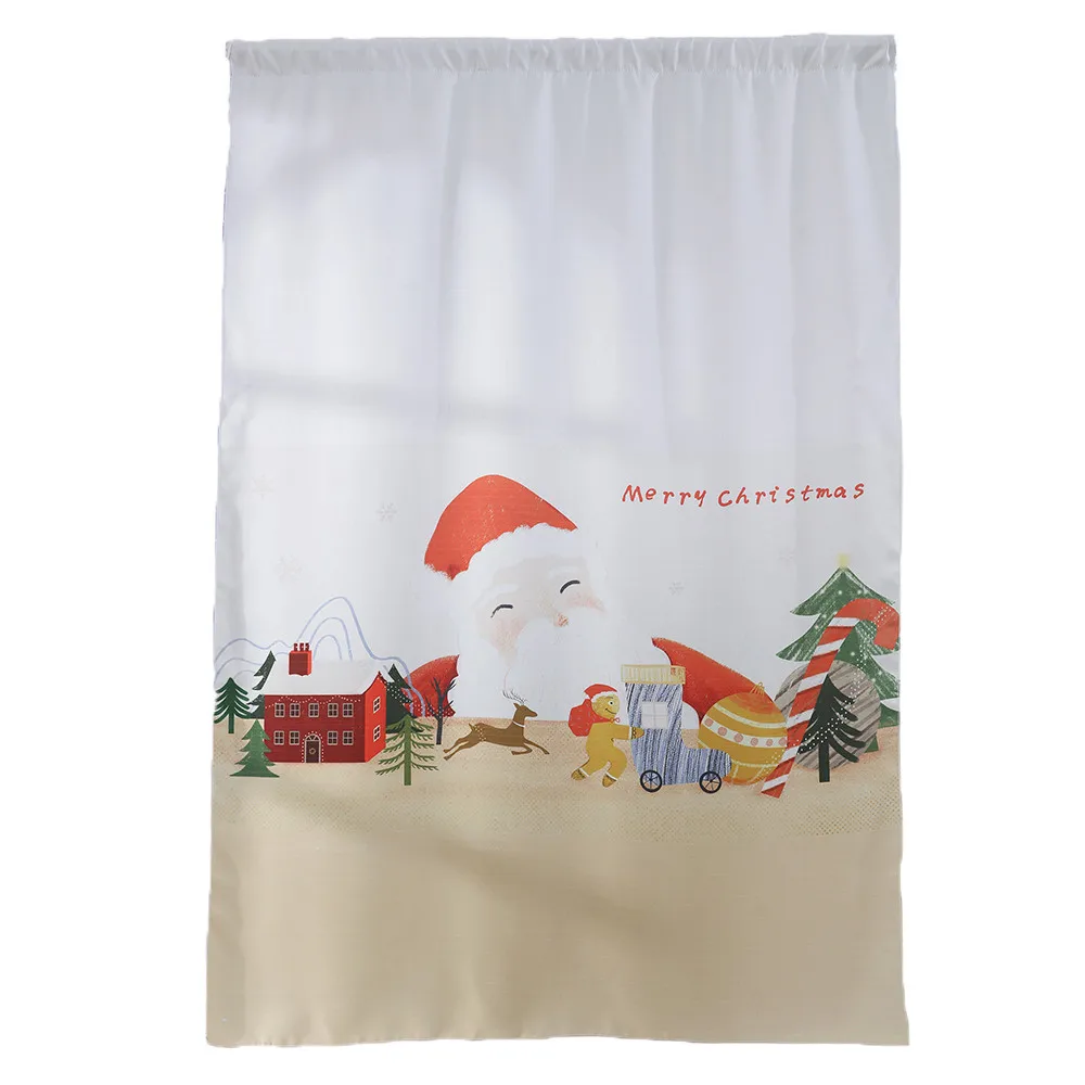 Модный Рождественский Тюль-шторы для окон, затемненная вуаль, занавески, занавески, ткань, занавески для гостиной, cortinas
