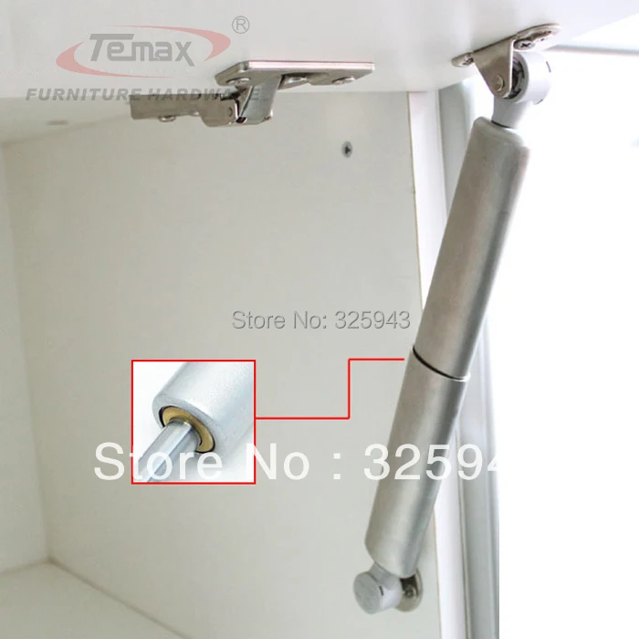 Buy 2x100N Stainless steel Furniture Hardware Gas Lift