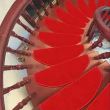 10 шт. коврики для лестниц набор Противоскользящих мягких лестничных протекторов коврики противоскользящие ступенчатая подкладка для коврика 65X24 см подходит для 25 см ширина лестницы