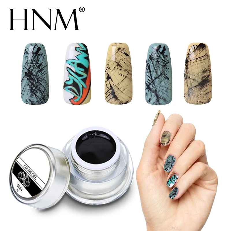 3D Nail Art Paint Color Gel DIY Nail Art Colors Draw Painting Acrylic Color UV Gel Tip 12 Colors Painting Gel In Nail Hot