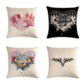 

Cushion for leaning on. Gift series of flowers of love HomerDecor Cushion Cover Throw Pillowcase Pillow Covers 45 * 45cm So