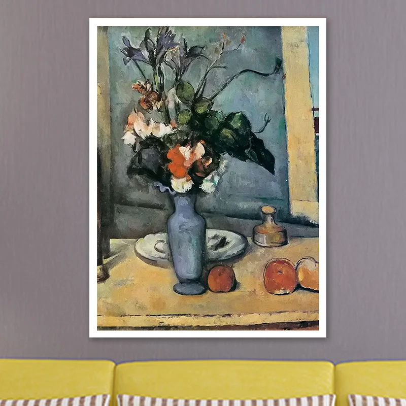 

diy painting by numbers Paul Cezanne le vase blue impressionism living room dencorative paint adult hand drawing