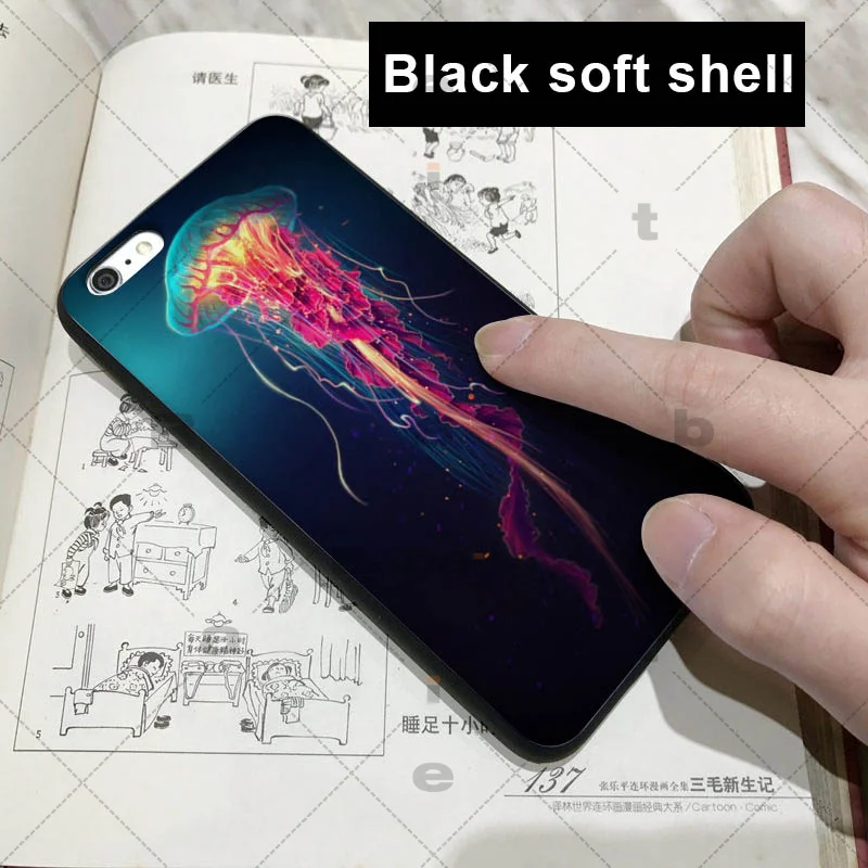Babaite Медузы Телефон задняя крышка ТПУ чехол для iPhone X XS MAX 6 6S 7 7plus 8 8Plus 5 5S