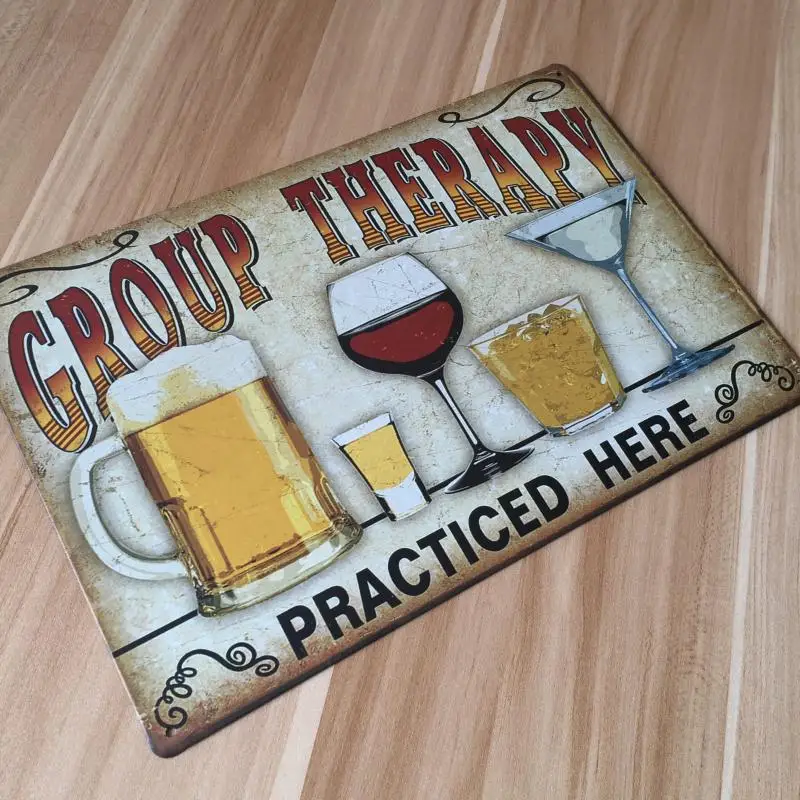 About " drinking and beer " A 0123 metal painting vintage tin signs