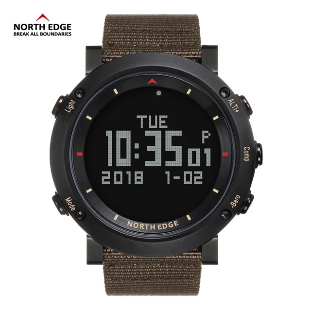 running watch with barometric altimeter