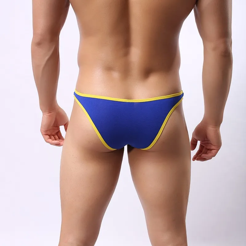 Мужские сексуальные мини трусы с мешочком для пениса 2017 модное нижнее белье из
