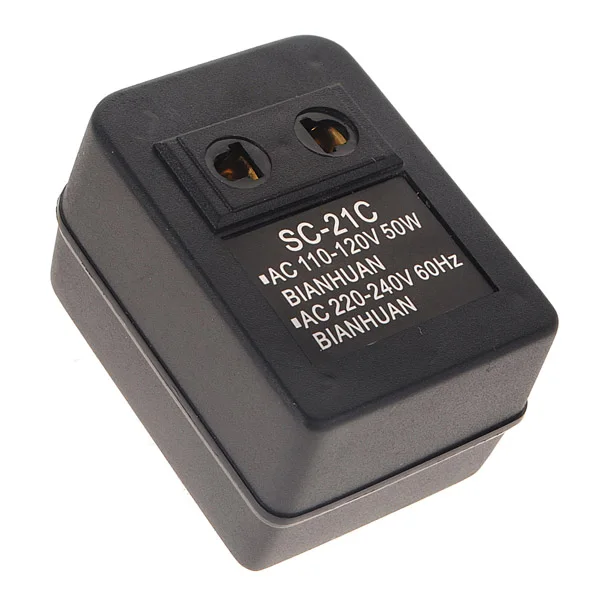 

Newest 50W AC 110V to 220V Voltage Converter Regulator Travel Portable Converter Set UpTransformer Adapter Favorable Price