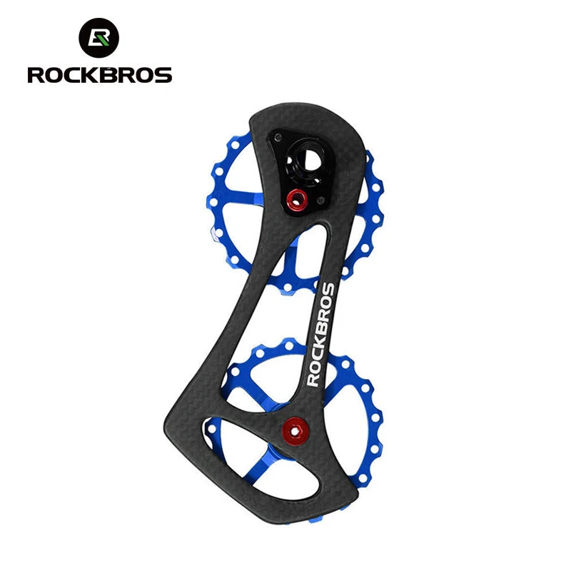 ROCKBROS إطار دراجة مصنوع من ألياف الكربون الخلفية Derailleur البكرات عجلة 17 T الدراجة عجلة شدادة ل Shimano 6800 6870 9000 9070 دراجة أجزاء ROCKBROS إطار دراجة مصنوع من ألياف الكربون الخلفية Derailleur البكرات عجلة 17 T الدراجة عجلة شدادة ل Shimano 6800 6870 9000 9070 دراجة أجزاء
