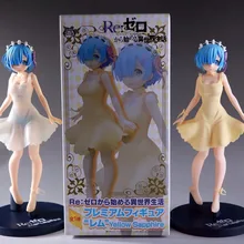23 cm Re: Zero Hajimeru kara Isekai Seikatsu Rem Anime sexy girl PVC Action Figure Nova Coleção figuras brinquedos coleção