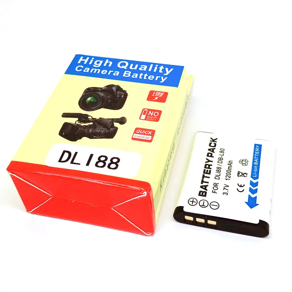 D-LI88 DLI88 DBL80 DB-L80 Батарея для Pentax P70 P80 WS80 H80 H90 W90 коробка-18 Sanyo CG10 CG11 CG20 CG100 CG102 CG110 GH1 GH2 CS1