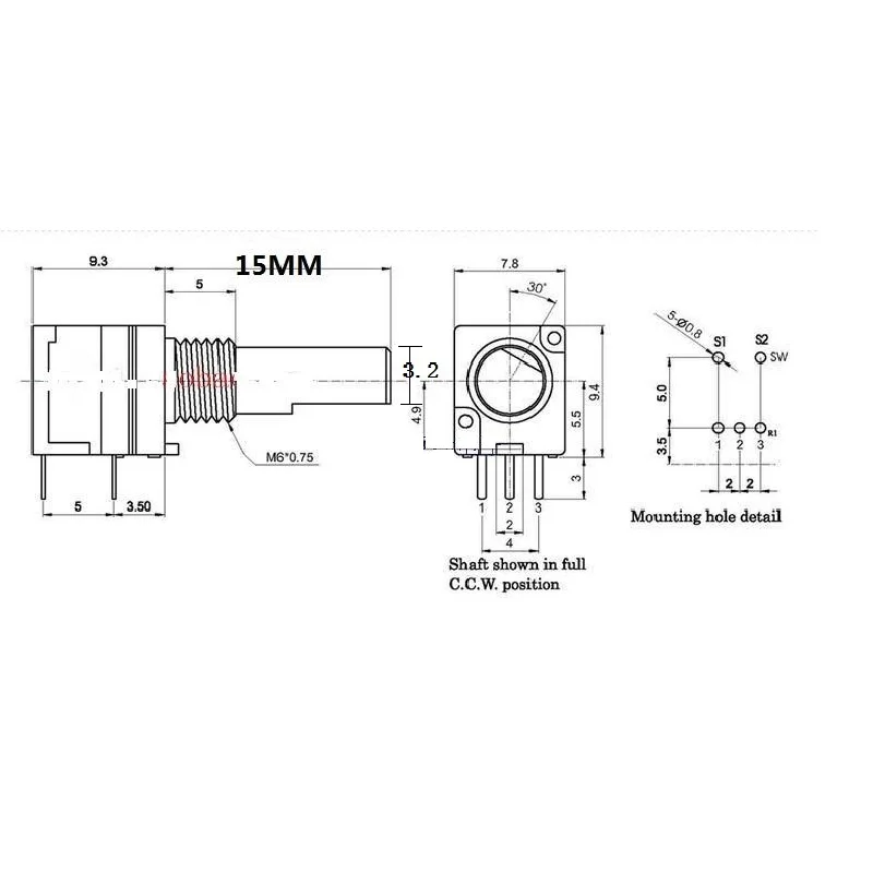 5QTY ручка регулировки громкости для замены Kenwood TYT Baofeng UV5R F8 + двухсторонний