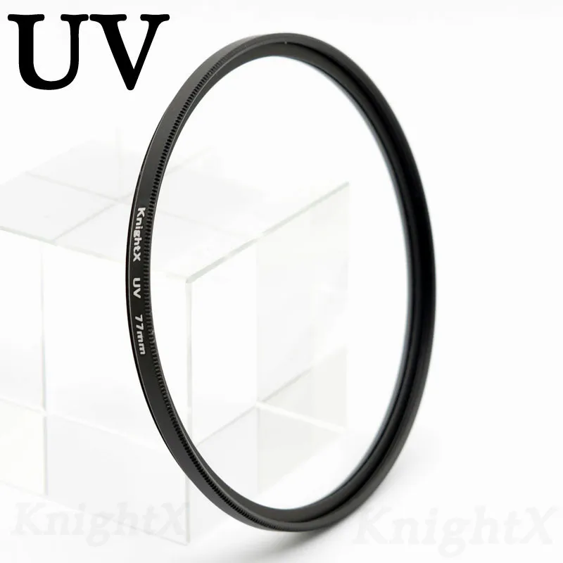 KnightX FLD UV CPL ND Star gnd фильтр объектива камеры для canon eos sony nikon 49 52 55 58 62 67 72 77 мм d3300 комплект dslr d5100 1300d - Цвет: UV