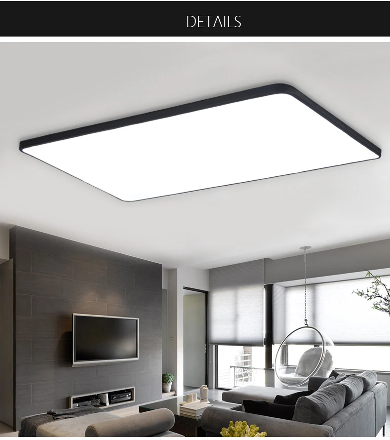 Светодиодный потолочный светильник для гостиной, современный потолочный светильник для кухни/спальни, ультра-тонкий круглый/квадратный потолочный светильник s