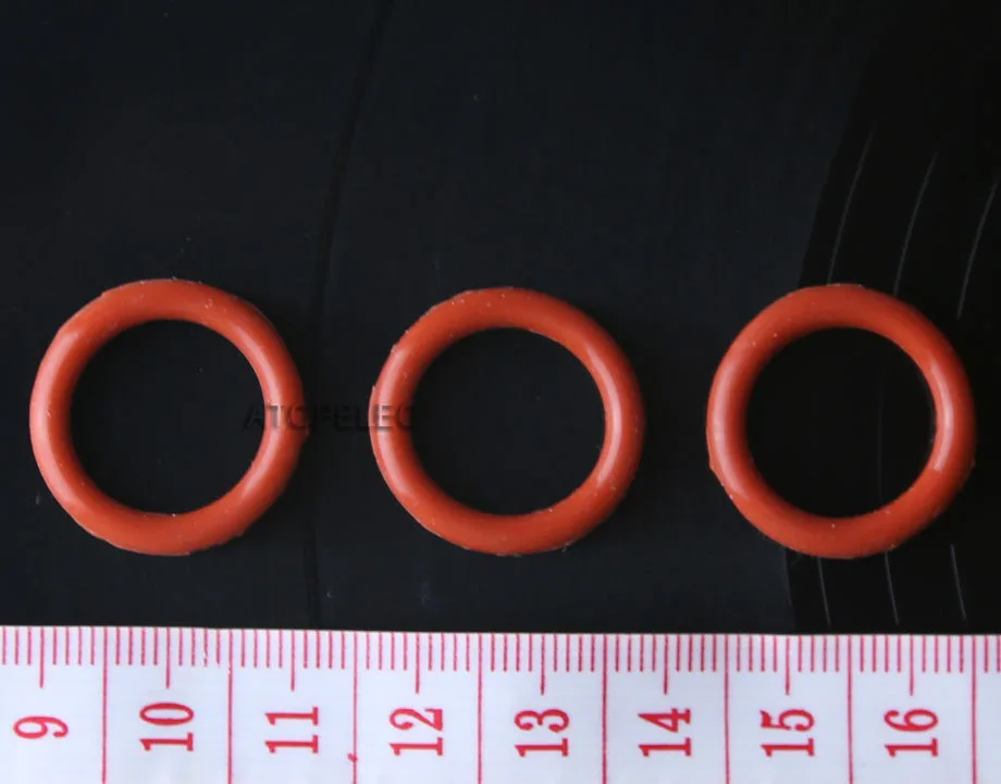 

10pcs 18mm Vacuum Tube Damper Silicone Ring 6A2 6K4 6Z4 for Hi-Fi Amplifier AMP