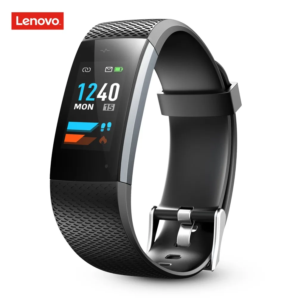 Lenovo Smart Watch band WD06 фитнес-трекер, фитнес-трекер пульсометр, цветной экран Спорт, IP67 водонепроницаемый