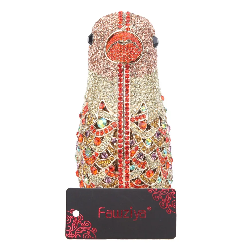 E1473-Fawziya-clutch crystal bird-Orange (6)