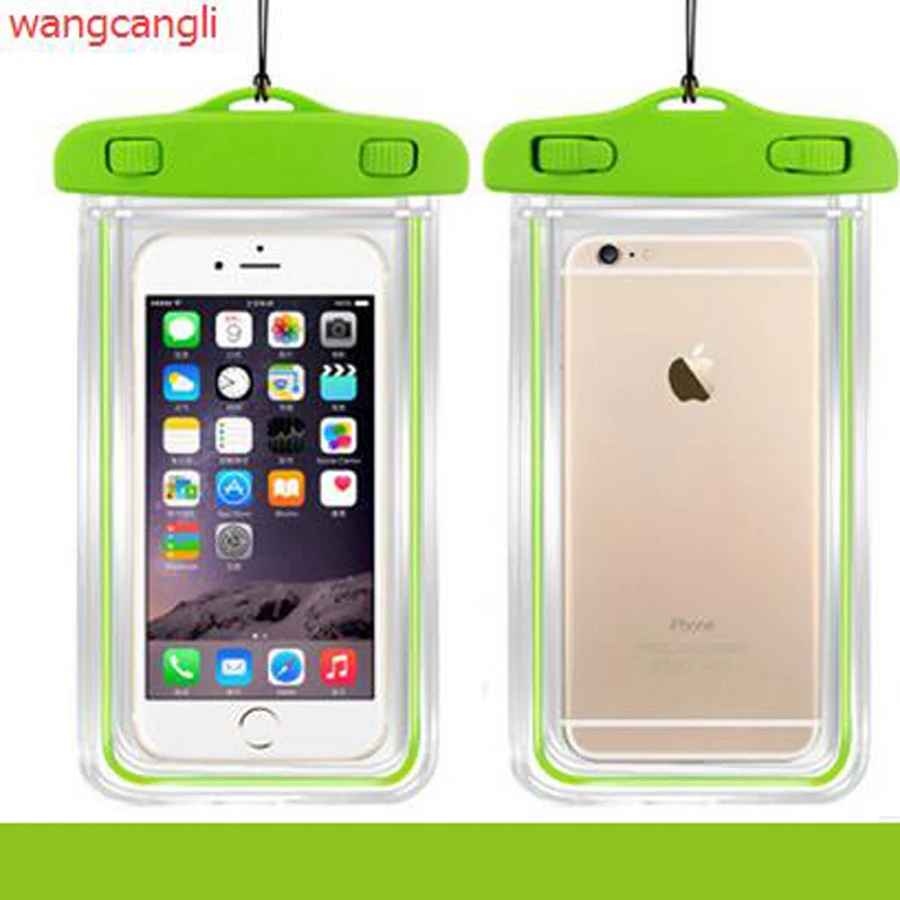 

Wangcangli Universal Waterproof Phone Case for iPhone 7 100% Sealed Waterproof Bag for iPhone 7 Swimming Waterproof Kit