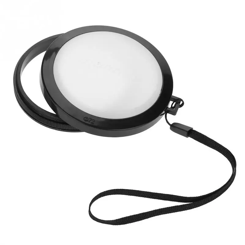 Buy 72mm Lens Cap Universal Camera White Balance Lens