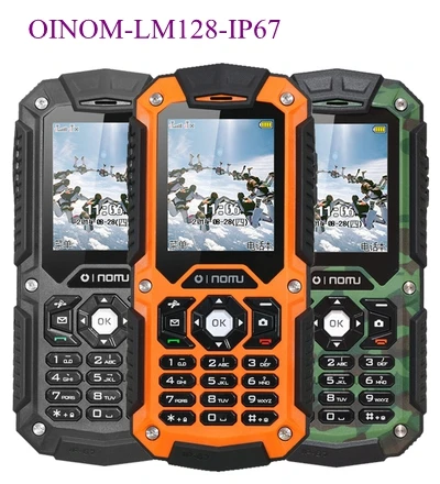 Оригинальный oinom lm128 quad band открытый прочный водонепроницаемый пылезащитный