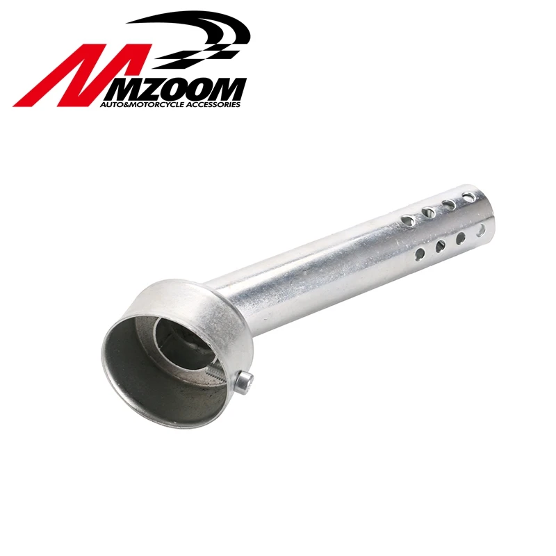 48mm Motorcycle Angled Exhaust Muffler Insert Baffle End Can DB Killer Silencer Muffler elbow 175MM Length