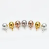 Petites breloques boule ronde en alliage de Zinc, diamètre 4MM, chaînes, perles d'extrémité, Diy, accessoires de bijouterie, 200 pièces ► Photo 3/5